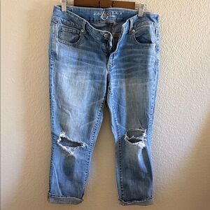 American Eagle Outfitters artist crop jeans